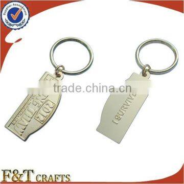 Make Cut Quality Brass Leather Advertising Keychains photo-6