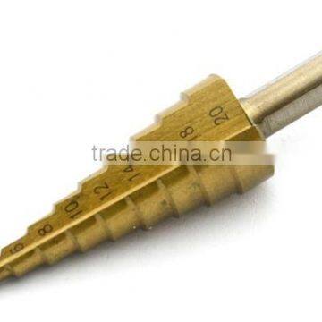 New 3Pcs Large HSS Steel Step Cone Drill Titanium Bit Set for Hole 4-12/20/32mm TK1066 photo-3