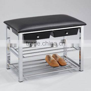 Shoe Rack Bench with drawers
