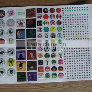 clear epoxy sticker