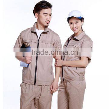 Custom made working clothes unisex industrial wearing uniforms construction workwear with OEM log for wholesale top quality