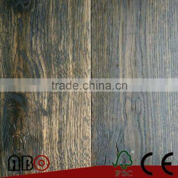 High Quality Antique Parquet Floor Smoked Surface Treatment photo-3