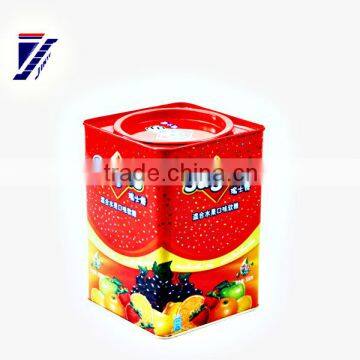 food grade airtight lid rectangular candy tin box