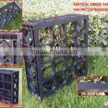 2014 new hot module vertical garden modules indoor and outdoor living planting green wall module garden pots & planters