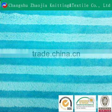 MOQ 200KG wholesale 100% polyester PV plush fabric for garment fabric