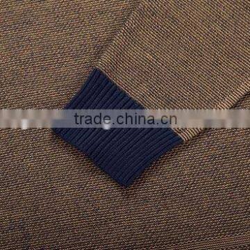 2015 Mens Winter Contrast Color V-neck Tight Pullover Sweater photo-4