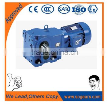 S Series Helical Gear 90 Degree Worm Gear Motor