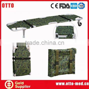 Aluminum Alloy Foldaway Stretcher with wheels