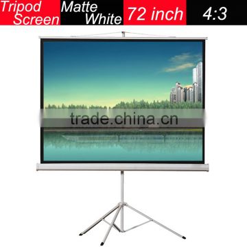 Shenzhen Factory matte white 4:3 tripod screen