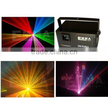 laser light control dmx / laser rgb 3w with control ilda