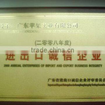 2008 ANNUAL ENTERPRISES OF IMPORT AND EXPORT BUSIN
