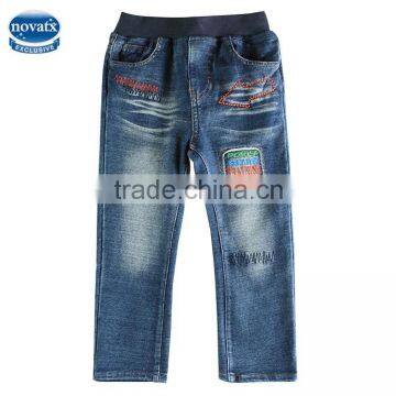 (B6002)Cowboy nova kids wear boy denim long pants new design kids jeans high quality factory wholesale China