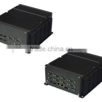 Mini PC with Onboard CPU DDR3 SO-DIMM Memory Rich interface 7xUSB 10xCOM MINI PCI-Ex1DC IN 12