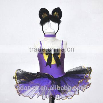Childrens' ballet leotard with tutu for performance,girls ballet dress,girls performance wear