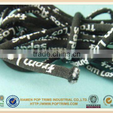 Nylon rope with jacquard custom logo