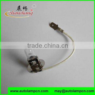 china auto bulb cheap hard glass h3