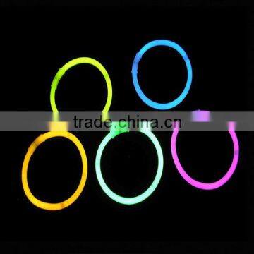 Fashion for concert 8 inch led glow stick bracelet with liquid light