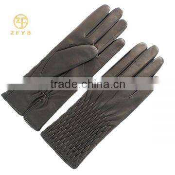 women gloves fine leather fashion winter cycling gloves