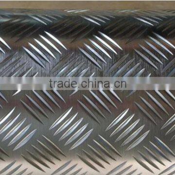 Big five bars aluminum sheet 1050 1200 H14 embossed aluminum plate sheet