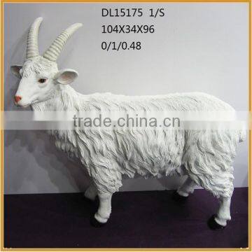 outdoor fiberglass sheep resin animal garden decoration