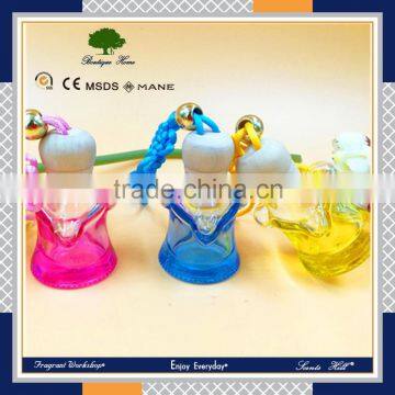 New products promotion forest animals for decoration easy open and clear transparent original perfumes car glass bottle