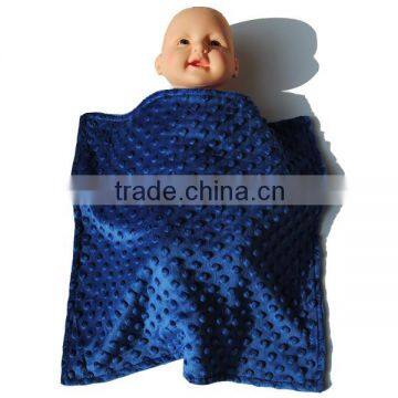 On Sale 100% Polyester Navy Blue Doll Blanket Doll Accessories for Girl Decorate