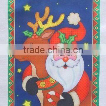 Christmas heat transfer printing garden flags