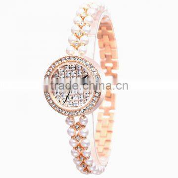 promotion ladies elegance peal band japan movt diamond quartz watch