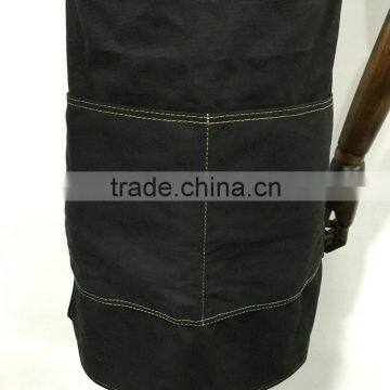 Custom High Quality Black Canvas Apron for Men photo-3