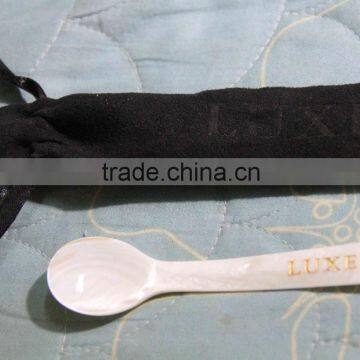 Logo engraving caviar spoon