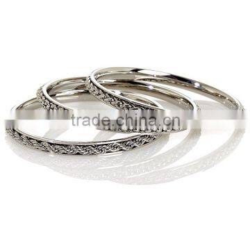 Stainless Steel Bangles Twist Bacelet Jewelry Bracelet 2014