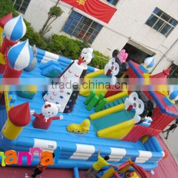 0.55mm PVC Plato Inflatable Amusement Park/Combo Funcity (Chob157)