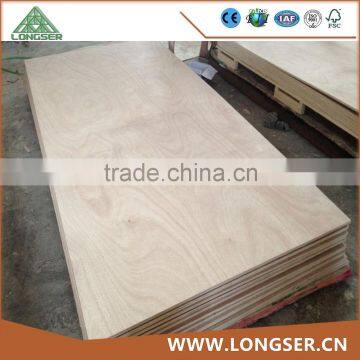 1220x2440x18mm E1 glue Okoume Commercial Plywood Sheet