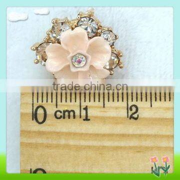 Wholesale Decorative Flower Rhinestone Button photo-2