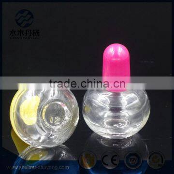 10ml Round Fancy Clear Glass Nai Polish Bottle Supplier's Choice photo-5