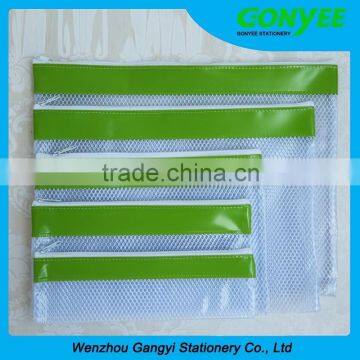 high quality tuff extra strong PVC zip lock bag, document bag, waterproof pen bag