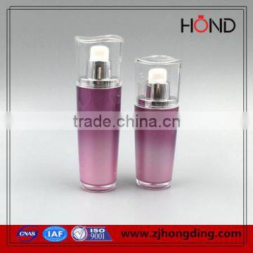 30ml,50ml,80ml,120ml lotus leaf shaped empty plastic acrylic cosmetic lotion pump bottle for skin care