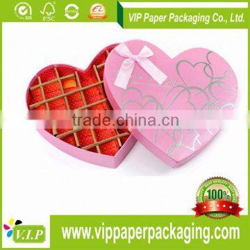 FLAT PACK PAPER CARDBOARD CHOCOLATE BOX