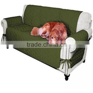 Waterproof Sit and Stay Micro Suede Pet Couch Protector Furniture Cover Loden Green Cushion Couch