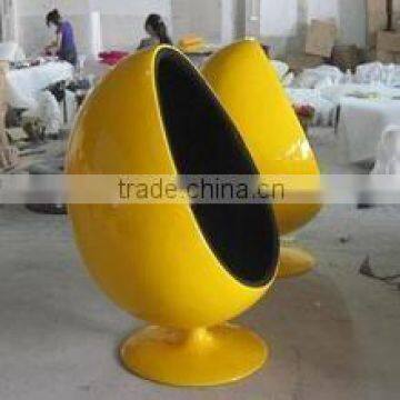 modern fiberglass fashionable living room chairs and oval egg chair