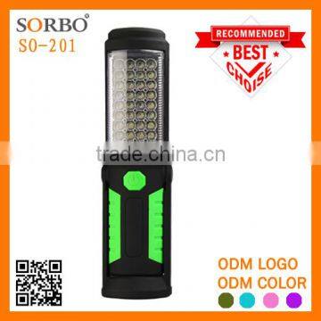 SORBO Super Brightness Magnetic LED Flashlight Torch Strong Power Light LED Torch for Emergency Stand 36 5 LED Work Lights photo-3