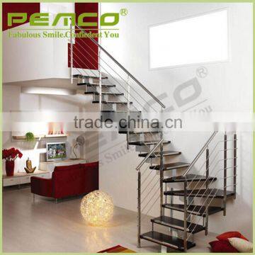 Professional Balustrade Project Design Frameless Stainless Steel Balcony Railing