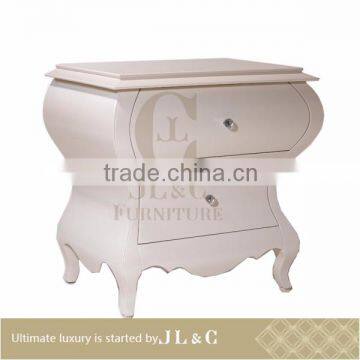 JB05-03 Royal Style Bedside Table With Crystal Puller Bedroom From JL&C Luxury Classic Home Furniture photo-4