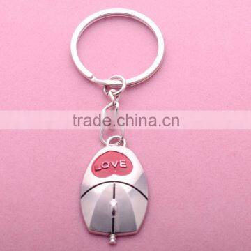 >>>2016 Popular Valentine's Day Gifts Metal Charm Lover Couple Mouse and Keyboard Key Chain/