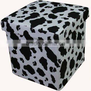 beautiful! cow foldable Storage Ottoman