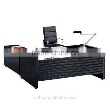 PT-D064 Modern glass executive desk with glass table top