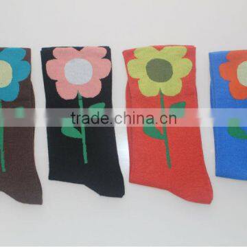 Wholesale Beautiful Sun Flower School Girl Student Sock