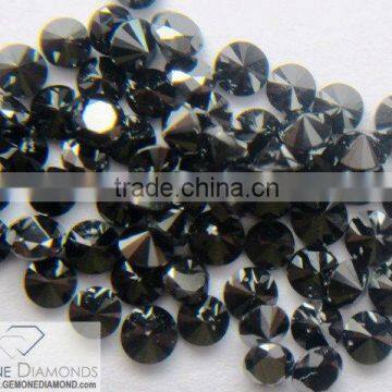 100% natural small loose black diamond from surat