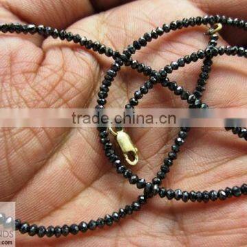 BLACK DIAMOND BEAD NECKLACE MANUFATURER