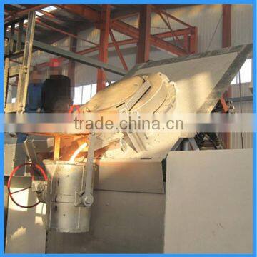 2 Tons Steel Shell Induction Smelting Furnace